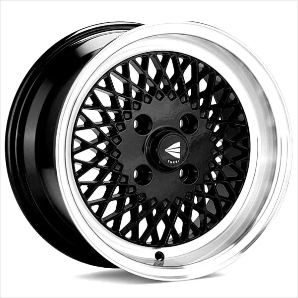 Enkei92 Classic Line 15x7 38mm Offset 4x100 Bolt Pattern Black Wheel