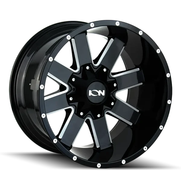 ION Type 141 17x9 / 6x135 BP / 18mm Offset / 106mm Hub Gloss Black Milled Wheel