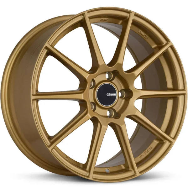 Enkei TS10 17x8 5x100 45mm Offset 72.6mm Bore Gold Wheel