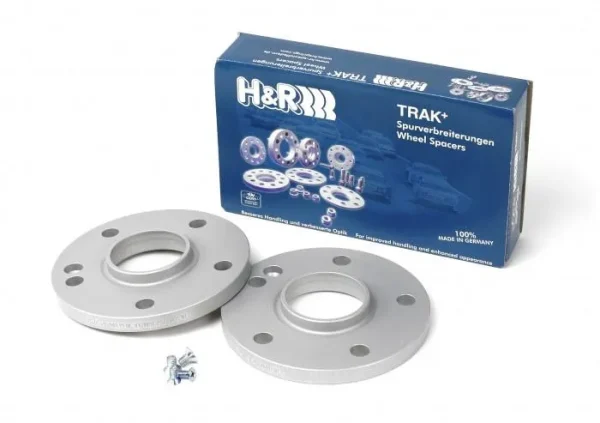 H&R Trak+ 5mm DRS Wheel Adaptor Bolt 5/100 Center Bore 56 Stud Thread 12x1.25 - Black