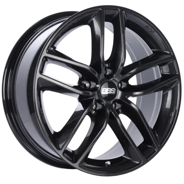 BBS SX 17x7.5 5x112 ET45 Crystal Black Wheel -82mm PFS/Clip Required