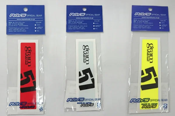 Gram Lights 57DR/57CR Spoke Sticker White (2 PCS)