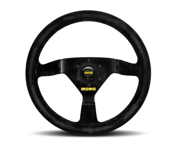 Momo MOD69 Steering Wheel 350 mm -  Black Suede/Black Spokes