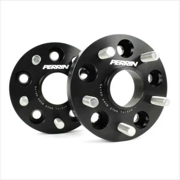 Perrin 17-18 Honda Civic Type R 64.1mm Hub 5x120 27mm Wheel Spacers (One Pair)