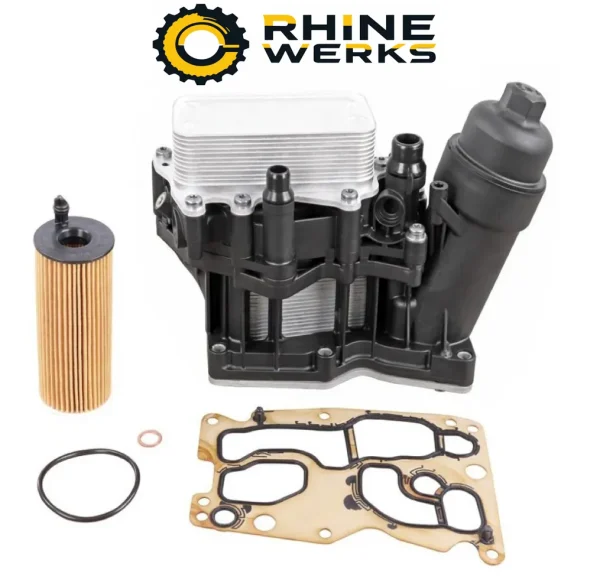 BMW F15 X5 xDrive35d Oil Filter Housing W/Cooler By RhineWerks 11428507697